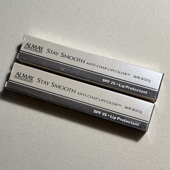 2x ALMAY Stay Smooth Anti-Chap Lipcolor with SPF 25 - Lip Protectant #39 DEEP - Picture 7 of 7
